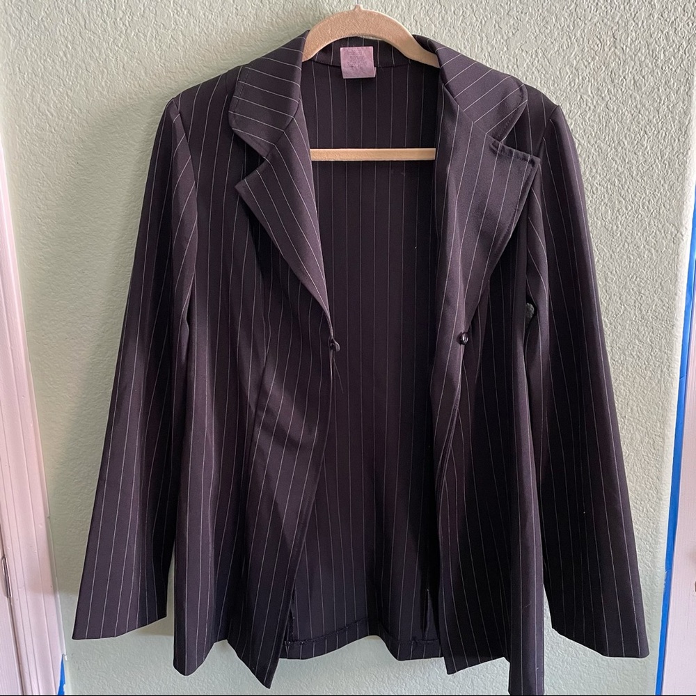 Pinstripe Blazer